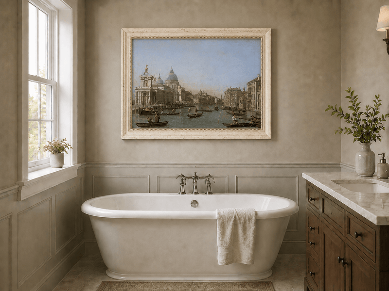 Landscape Oil Painting - Venice Grand Canal