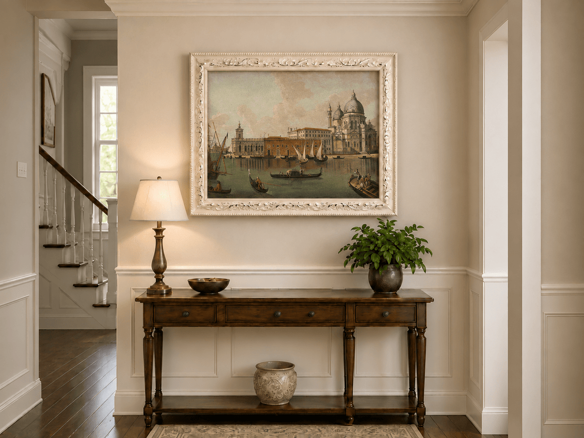 Landscape Oil Painting - Venice: Santa Maria Della Salute