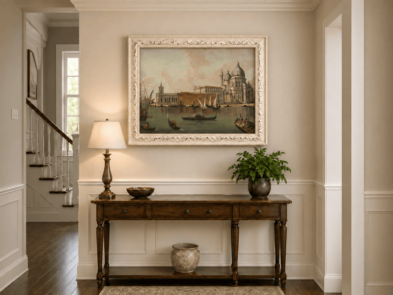 Landscape Oil Painting - Venice: Santa Maria Della Salute