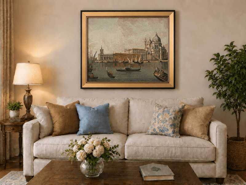 Landscape Oil Painting - Venice: Santa Maria Della Salute