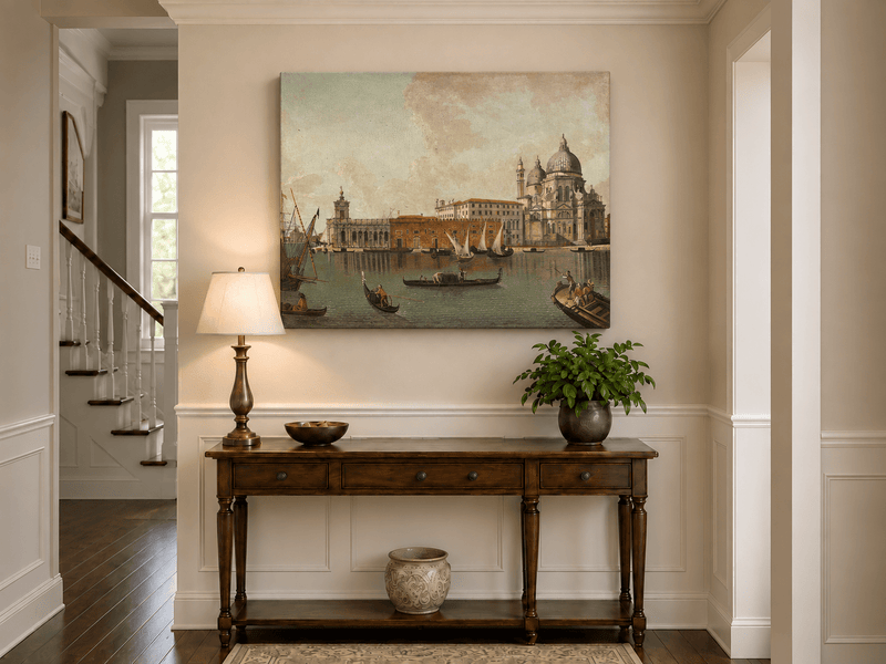 Landscape Oil Painting - Venice: Santa Maria Della Salute