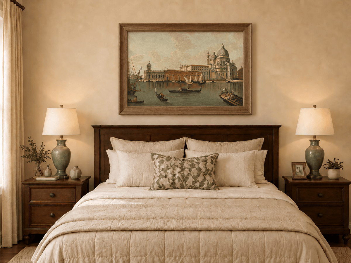 Landscape Oil Painting - Venice: Santa Maria Della Salute