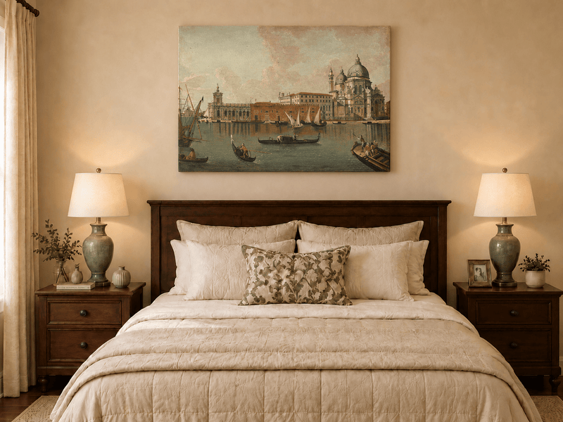 Landscape Oil Painting - Venice: Santa Maria Della Salute
