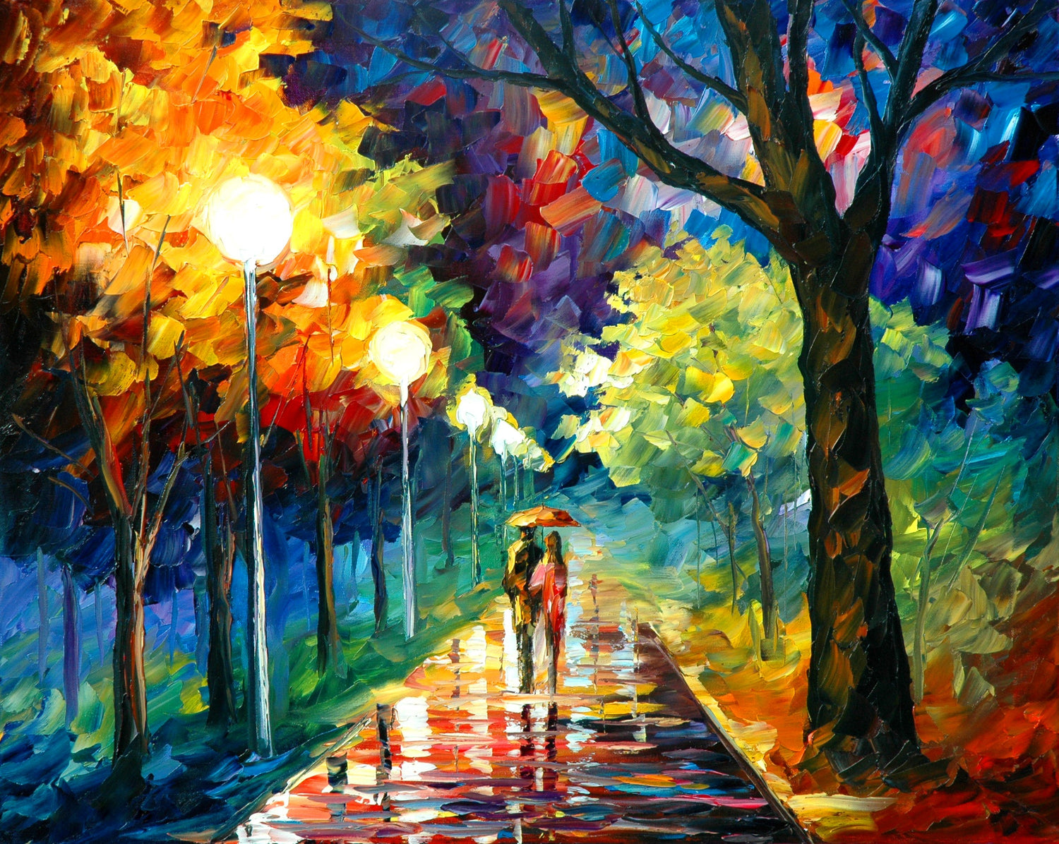 leonid afremov#0124 - Oil Painting Haven