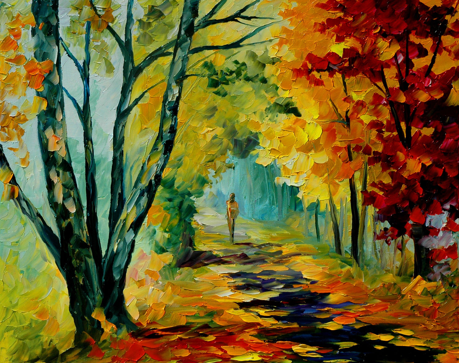 leonid afremov#02 - Oil Painting Haven