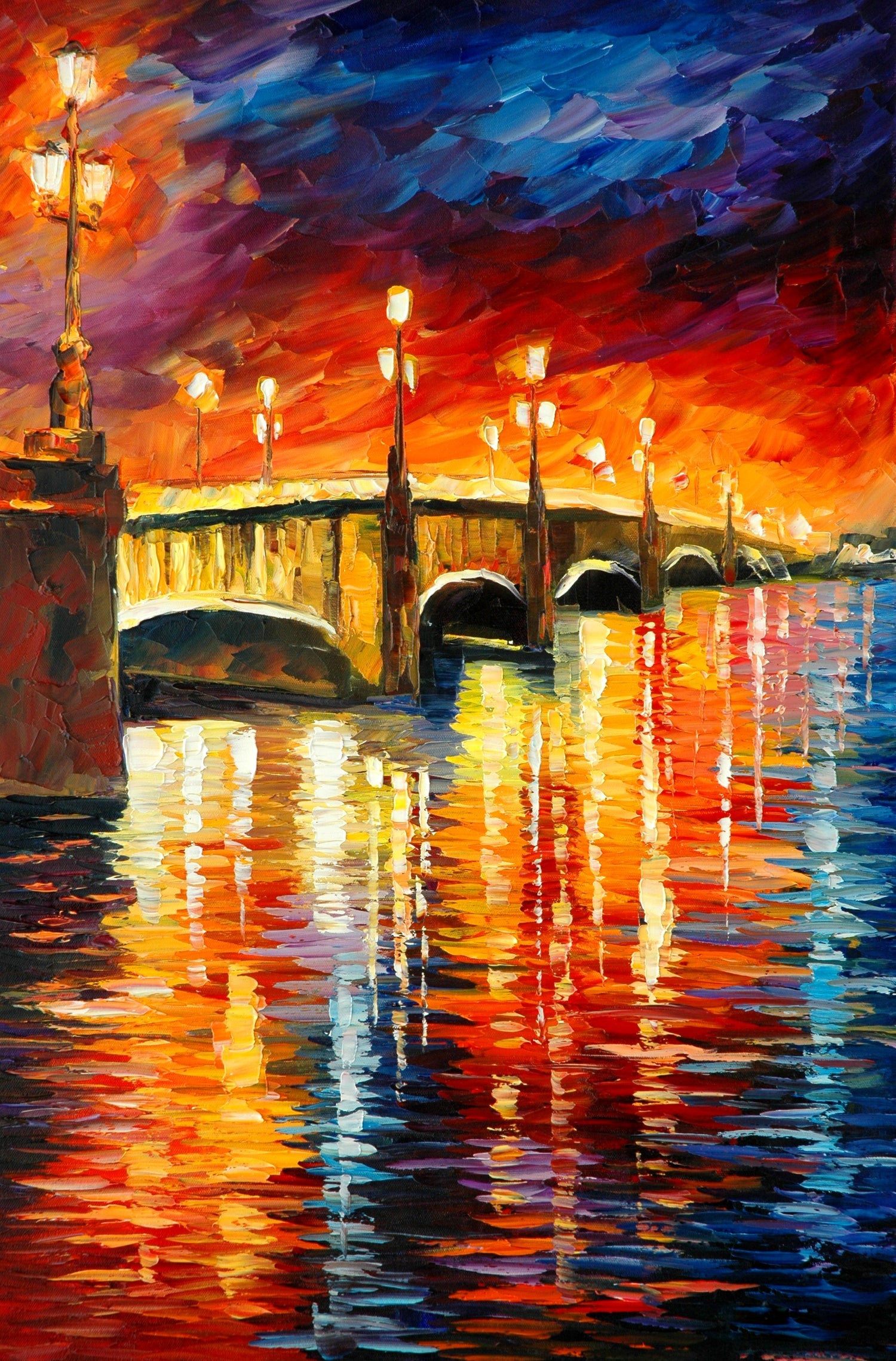 leonid afremov#027 - Oil Painting Haven