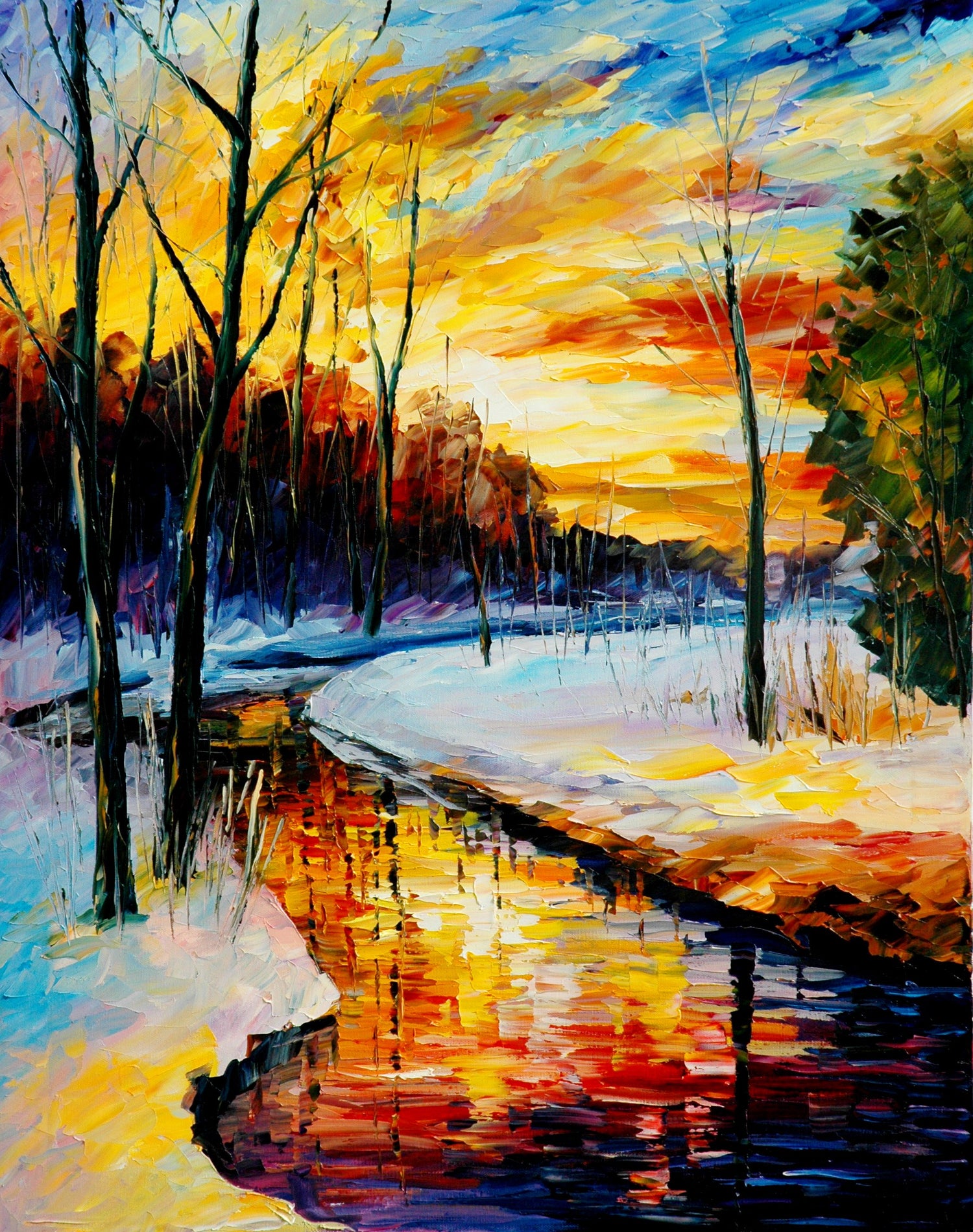 leonid afremov#044 - Oil Painting Haven