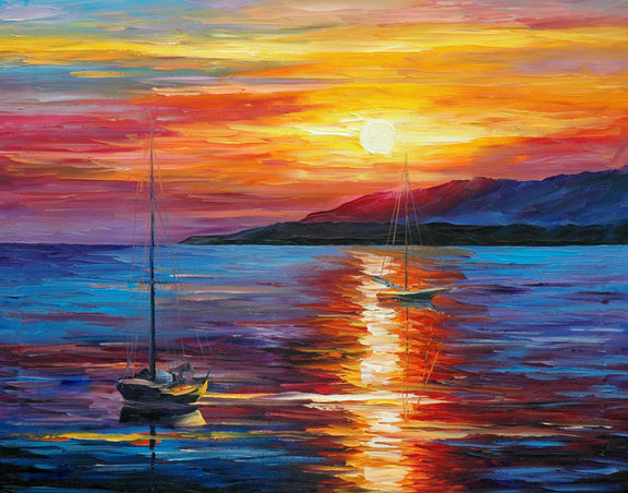 leonid afremov#053 - Oil Painting Haven Oil Painting Haven