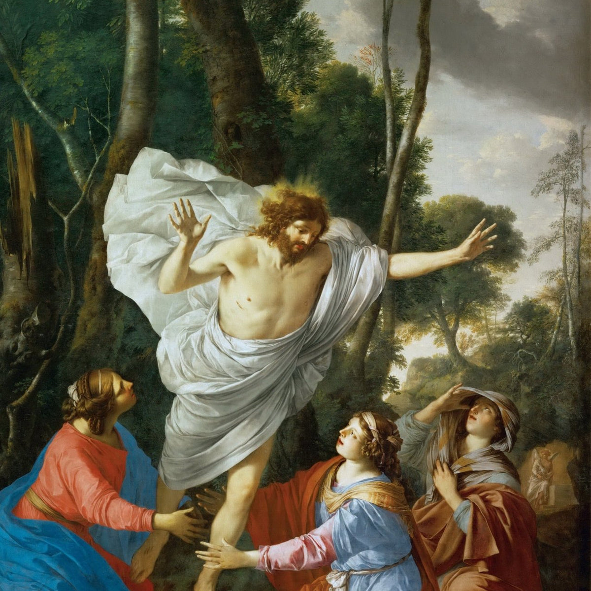 People Oil Painting - Christ Appearing to Holy Women Scene - Oil Painting Haven