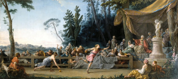 People Oil Painting - Classical Myth Scene Hippomenes and Atalanta - Oil Painting Haven