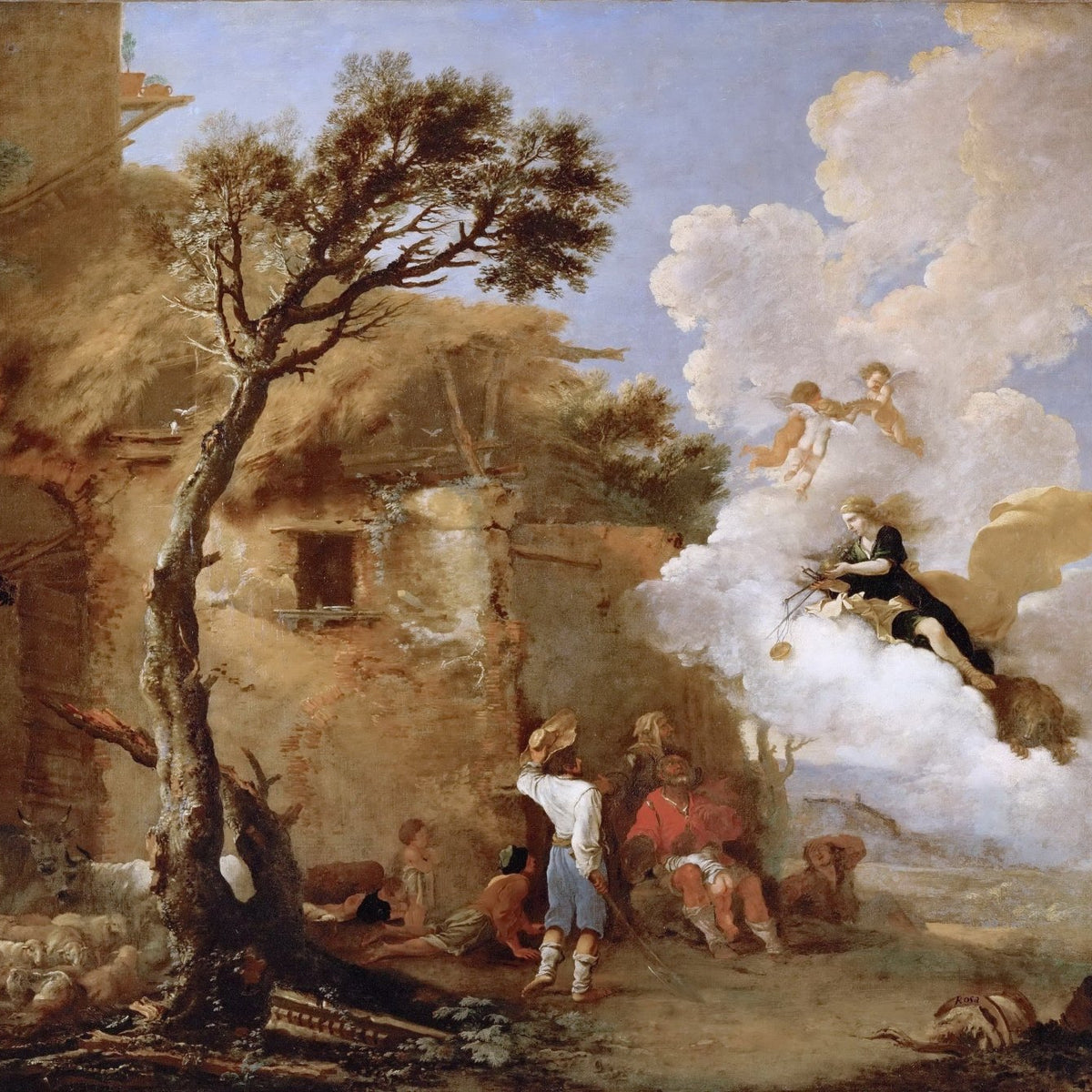 People Oil Painting - Classical Myth Scene with Figures - Oil Painting Haven