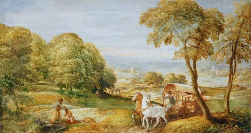 People Oil Painting - Classical Pastoral Scene with Figures - Oil Painting Haven