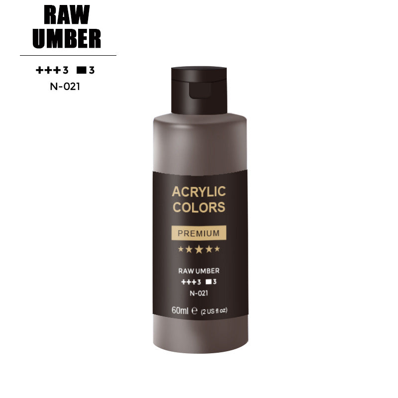 Acrylic Paint - Raw Umber - 60ml(2 US fl oz) - Oil Painting Haven