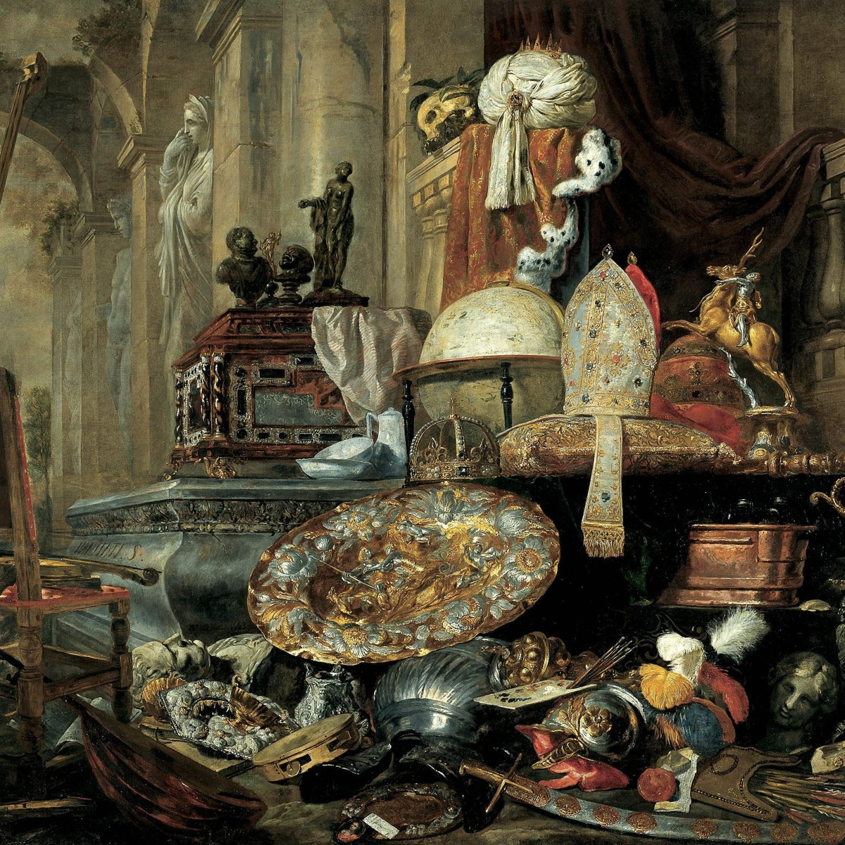 Royal Regalia and Artifacts - Still Life Oil Painting - Oil Painting Haven