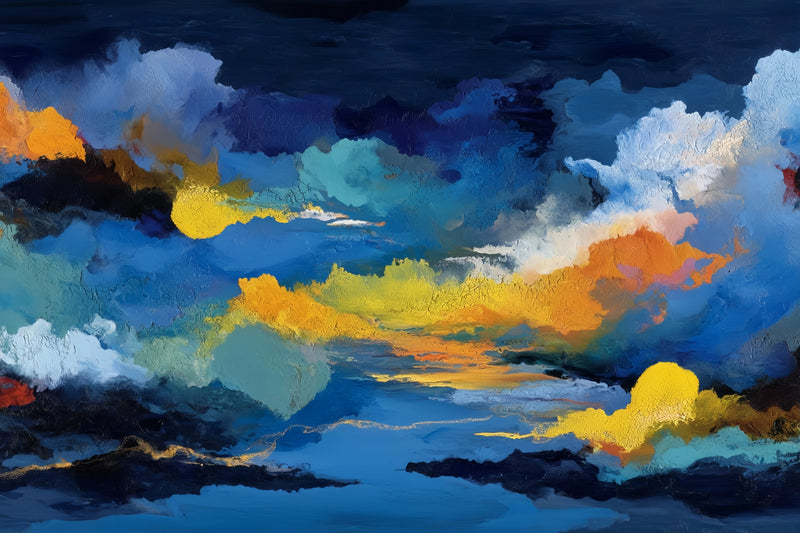 Rural Town Mountain Original Oil Painting For Sale | Classic - Oil Painting Haven