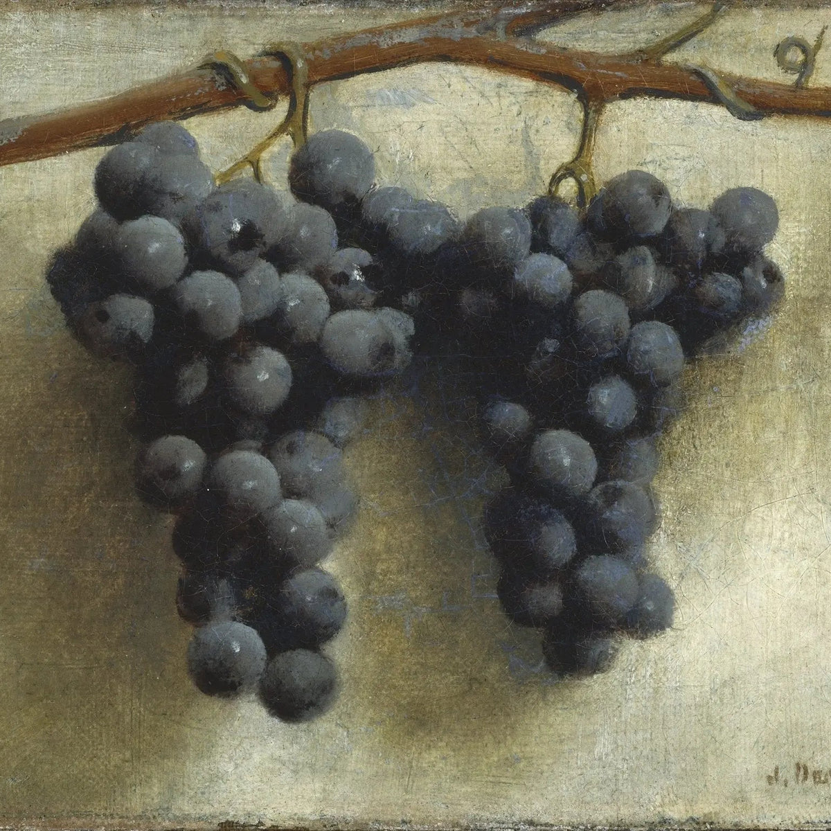 Still Life Oil Painting - Bunches of Grapes - Oil Painting Haven