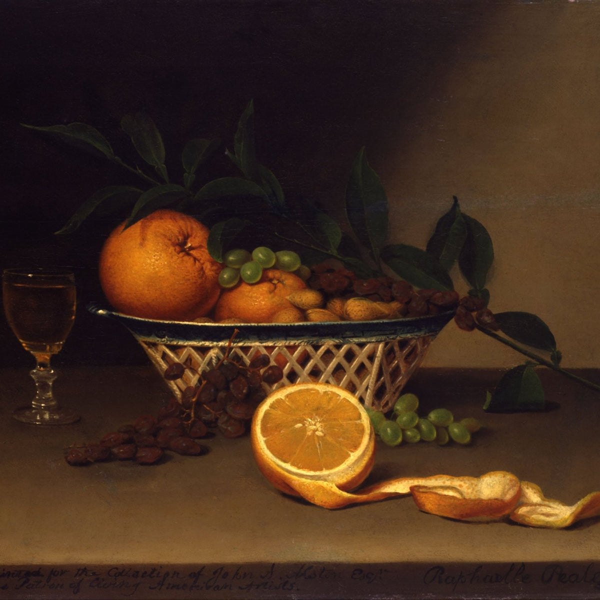 Still Life Oil Painting - Fruit Bowl with Orange - Oil Painting Haven
