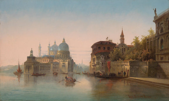 Venetian Canal at Dusk | Hand - Painted Cityscape Oil Painting - Oil Painting Haven