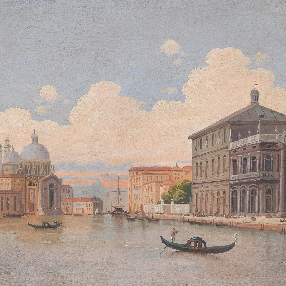 Venice Grand Canal with Gondolas – Landscape Oil Painting - Oil Painting Haven