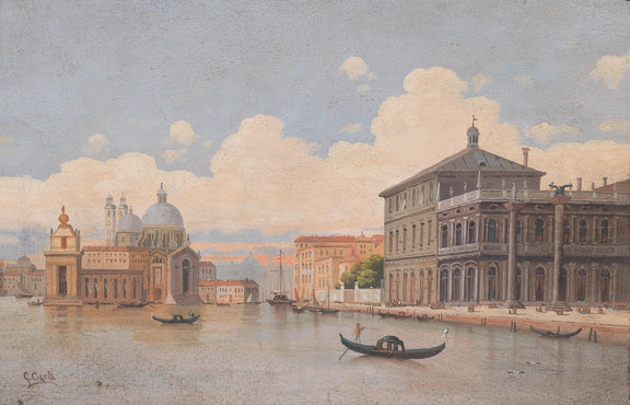 Venice Grand Canal with Gondolas – Landscape Oil Painting - Oil Painting Haven