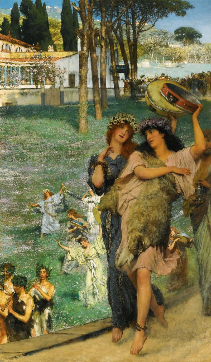 Women Dancing in a Spring Garden Festival - People Oil Painting - Oil Painting Haven